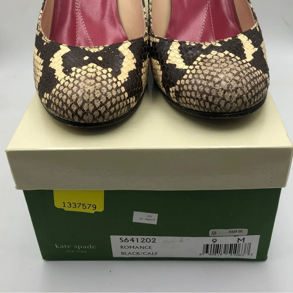 Kate Spade Snakeskin Heels